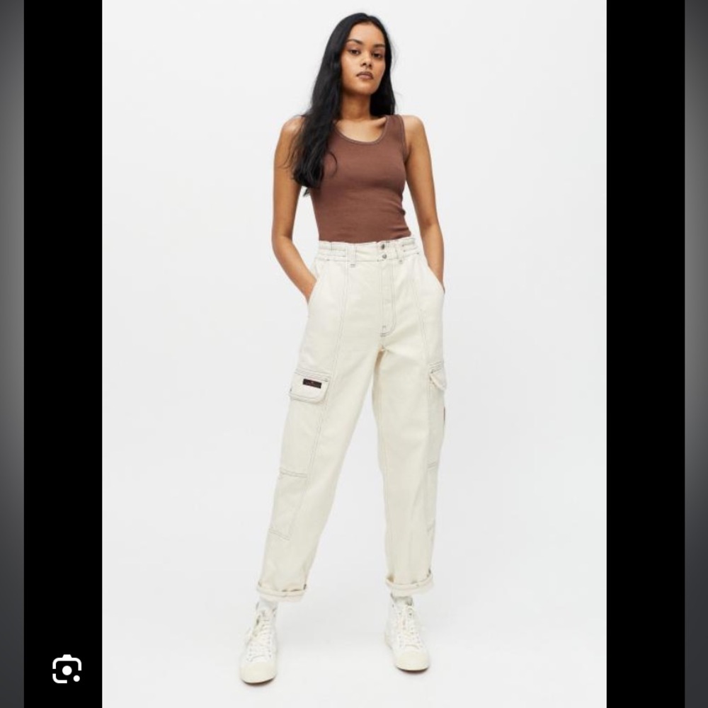 BDG Skate Pants in Ecru